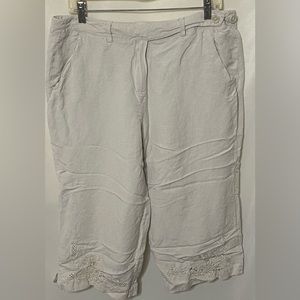 Tailor B Moss Linen Blend Capris